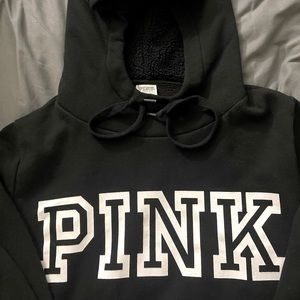 VS Pink Fleece Lined Hoodie